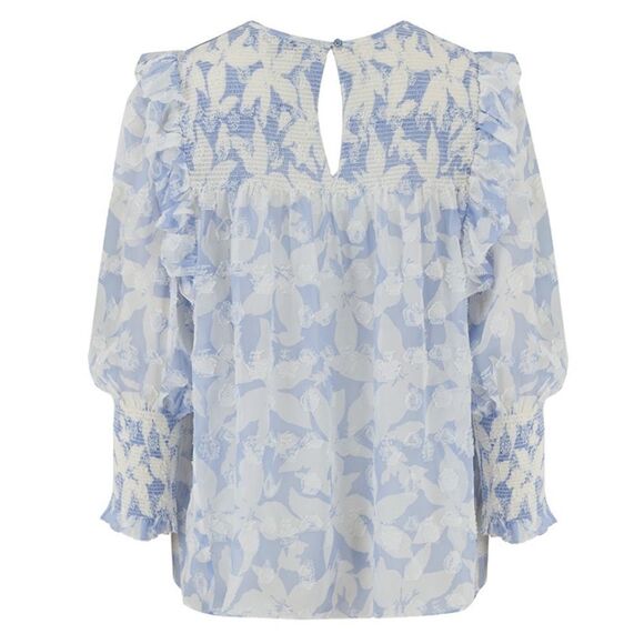 JOIE Jamila Blouse in Eventide size medium - Picture 3 of 13